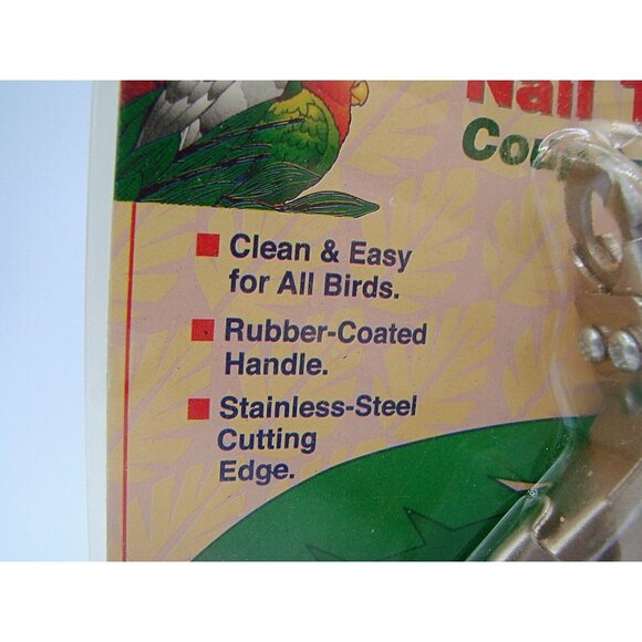 2002 Nail Claw Trimmers Birds Coupe-ongle Steel Rubber Coated Handles Penn Plax - Picture 3 of 11